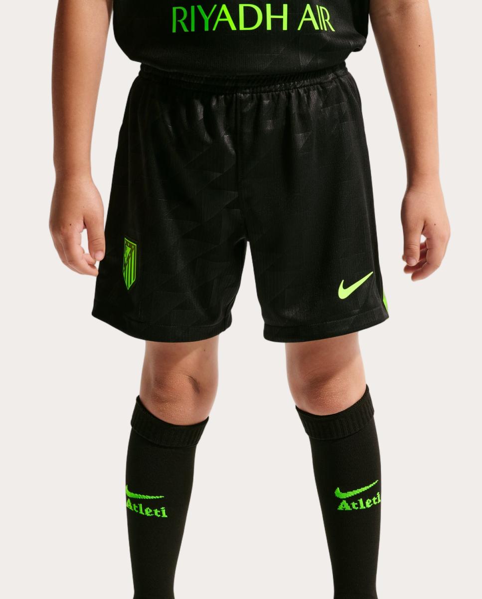 T-shirt de Criança 2.º Equipamento Atlético de Madrid 2026-2027 Stadium Preto-5