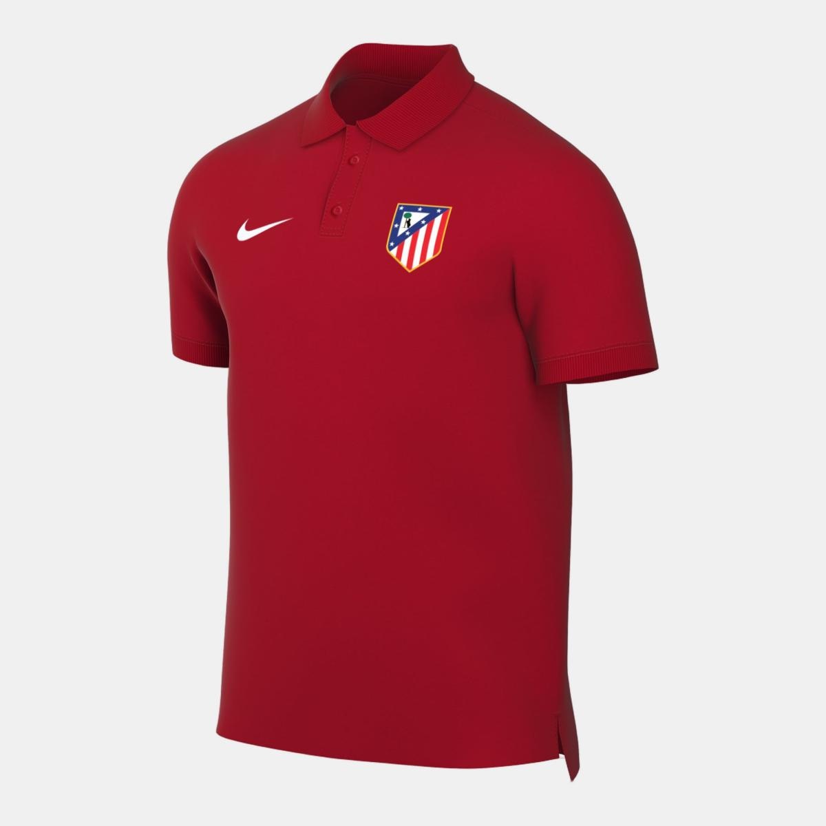 Polo de Homem Atlético de Madrid 2026-2027 Club Vermelho-1