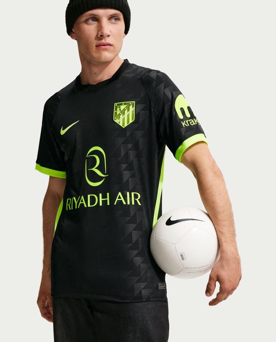 T-shirt de Homem 2.º Equipamento Atlético de Madrid 2026-2027 Stadium Preto-1