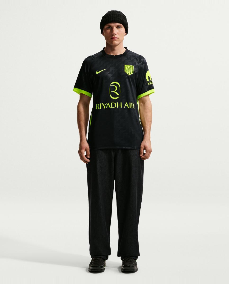 T-shirt de Homem 2.º Equipamento Atlético de Madrid 2026-2027 Stadium Preto-3