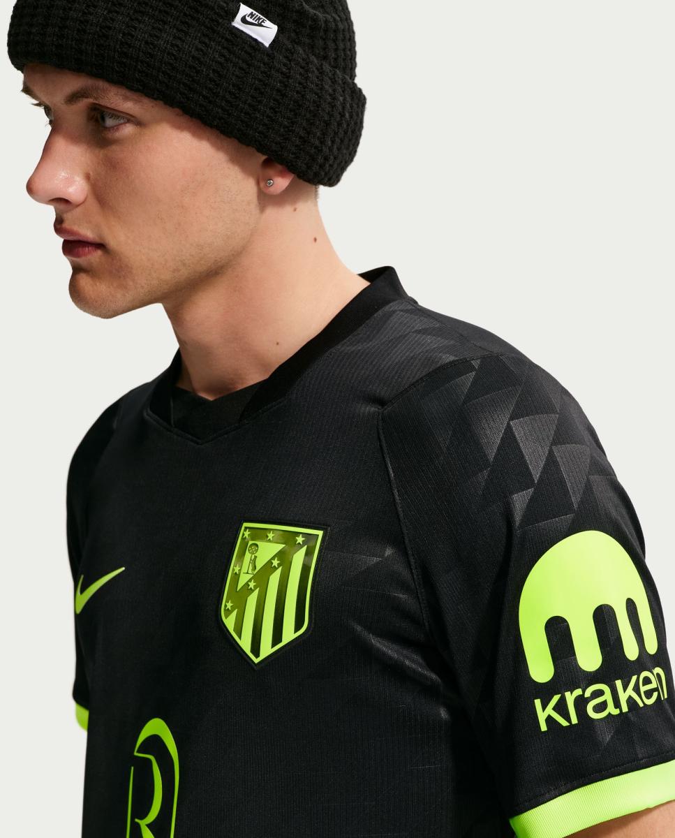 T-shirt de Homem 2.º Equipamento Atlético de Madrid 2026-2027 Stadium Preto-5