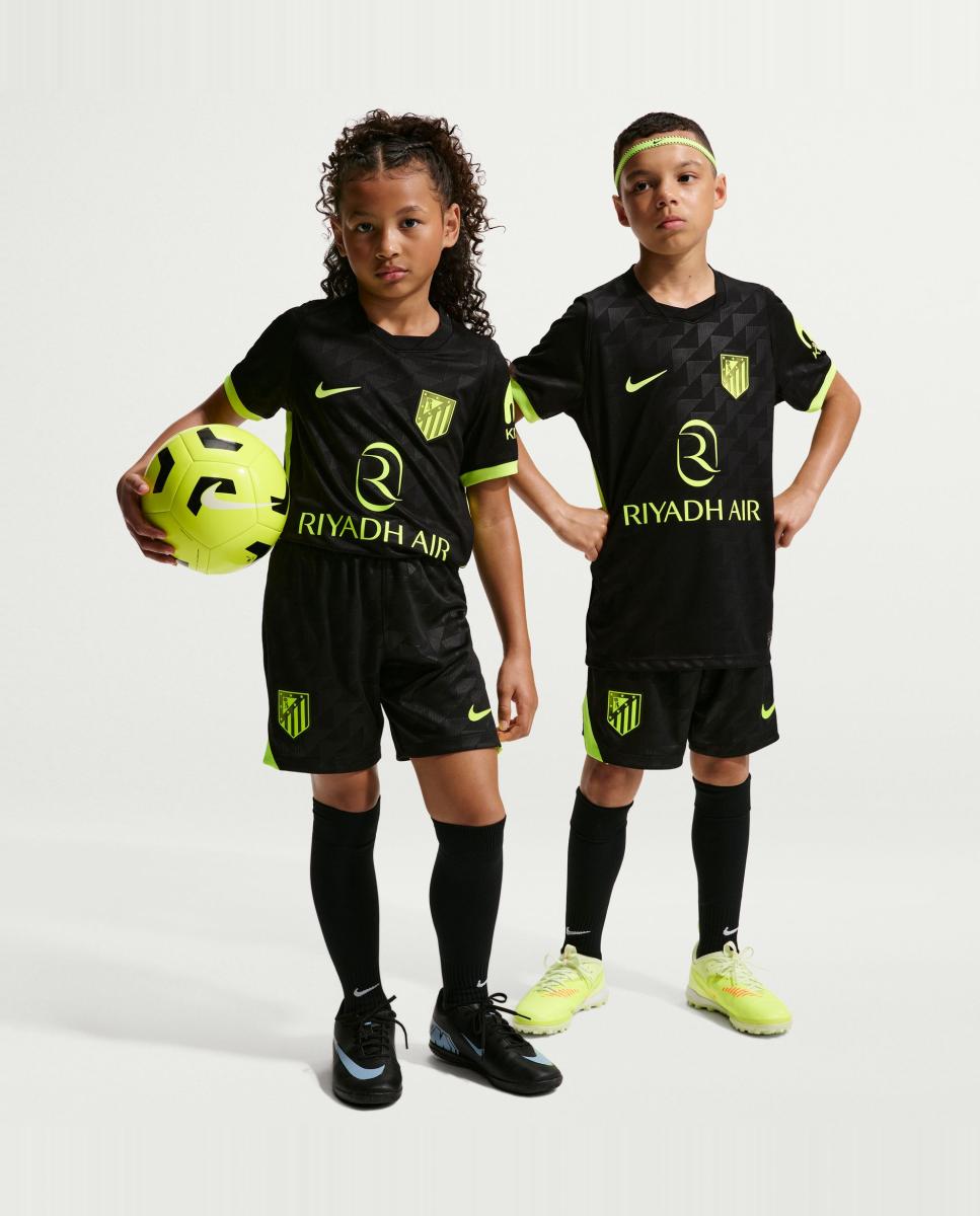 Imagen 0 de Pantalón corto de niños 2ª equipación Atlético de Madrid 2026-2027 Stadium Nike Negro