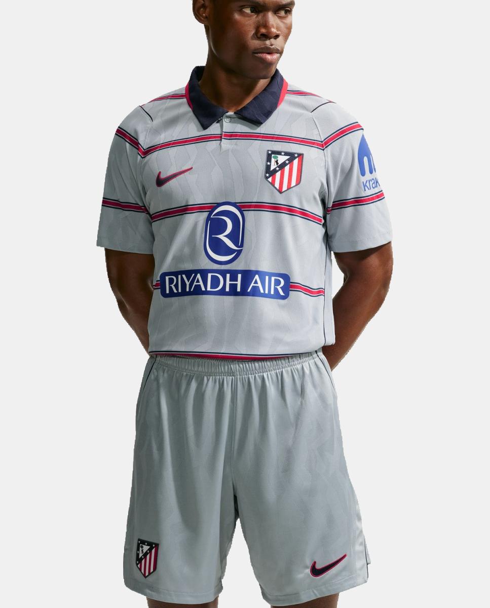 Calções de Homem 3.º Equipamento Atlético de Madrid 2026-2027 Stadium Cinzento-3