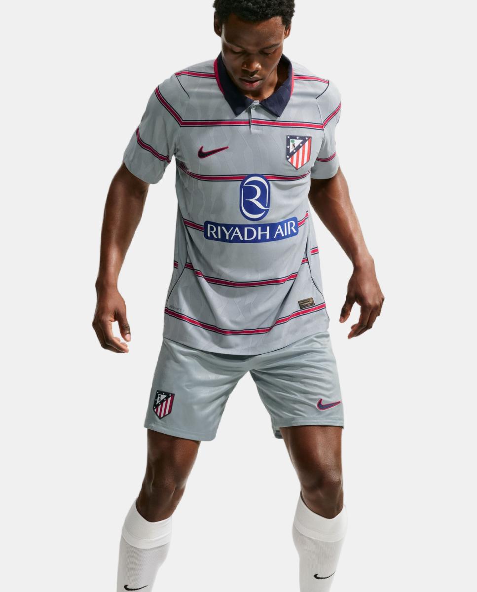 Calções de Homem 3.º Equipamento Atlético de Madrid 2026-2027 Stadium Cinzento-5