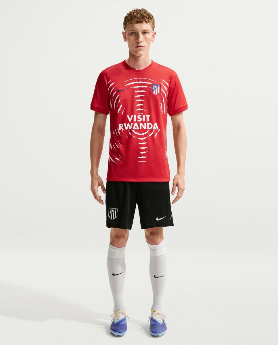 T-shirt de Homem Atlético de Madrid 2026-2027 Prematch Vermelho-3