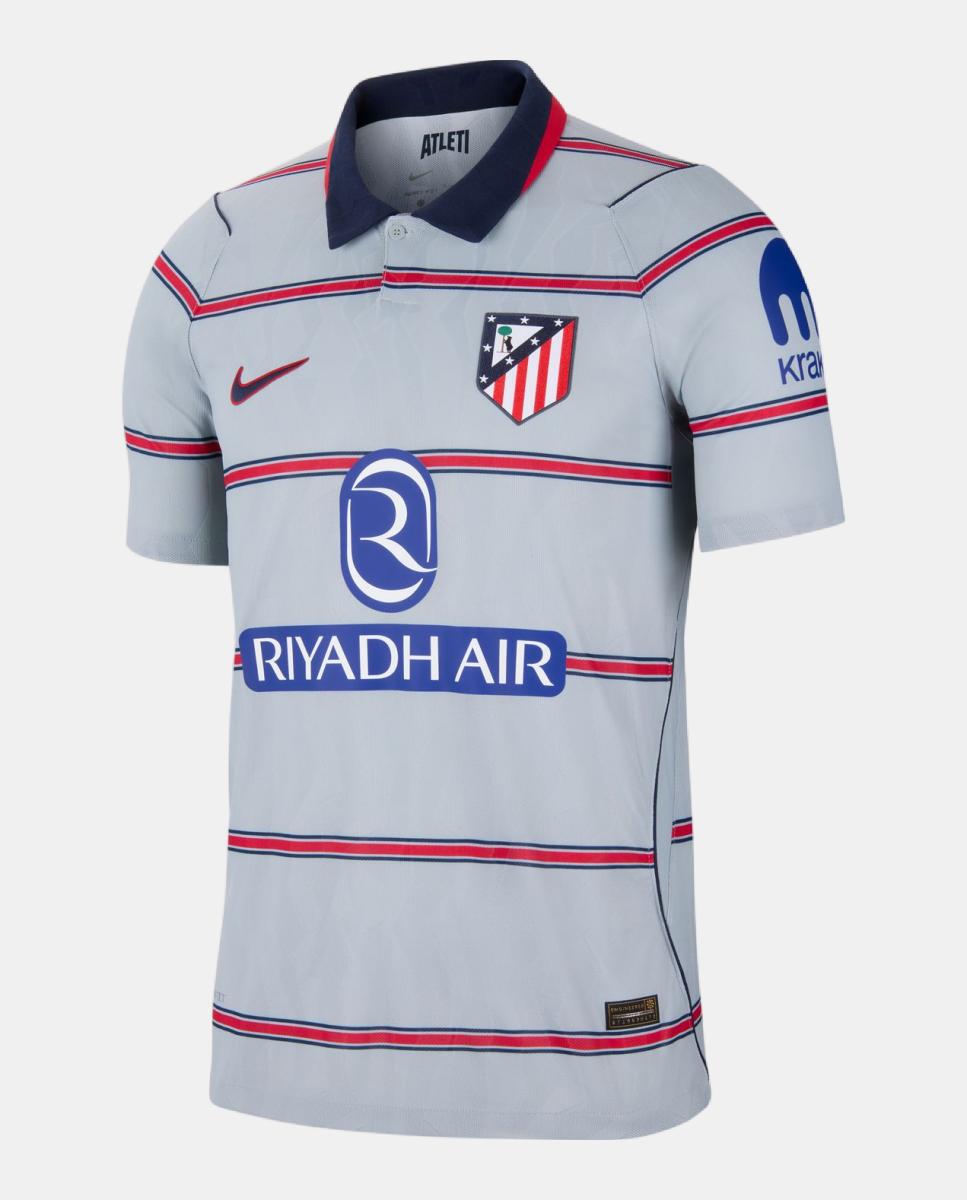 T-shirt de Homem 3.º Equipamento Atlético de Madrid 2026-2027 Match Cinzento-2