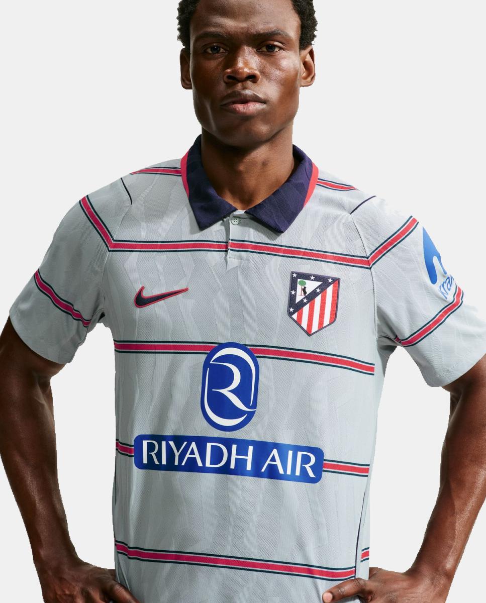 T-shirt de Homem 3.º Equipamento Atlético de Madrid 2026-2027 Match Cinzento-5