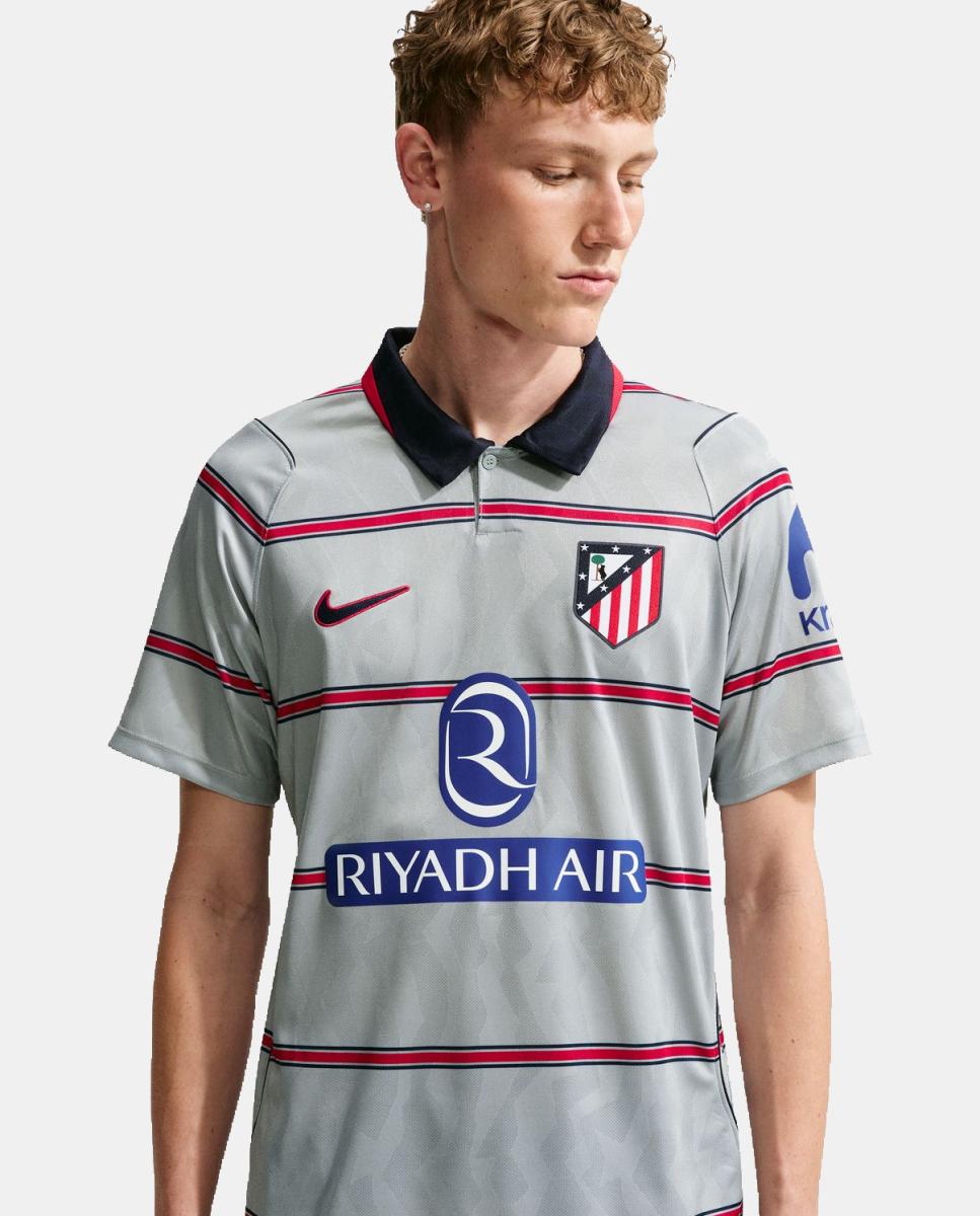 T-shirt 3.º Equipamento Atlético de Madrid 2026-2027 Stadium Cinzento-5