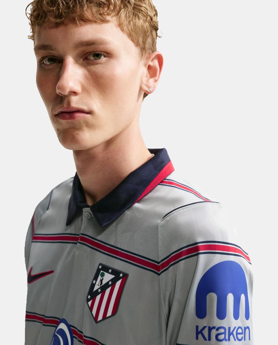 T-shirt 3.º Equipamento Atlético de Madrid 2026-2027 Stadium Cinzento-6