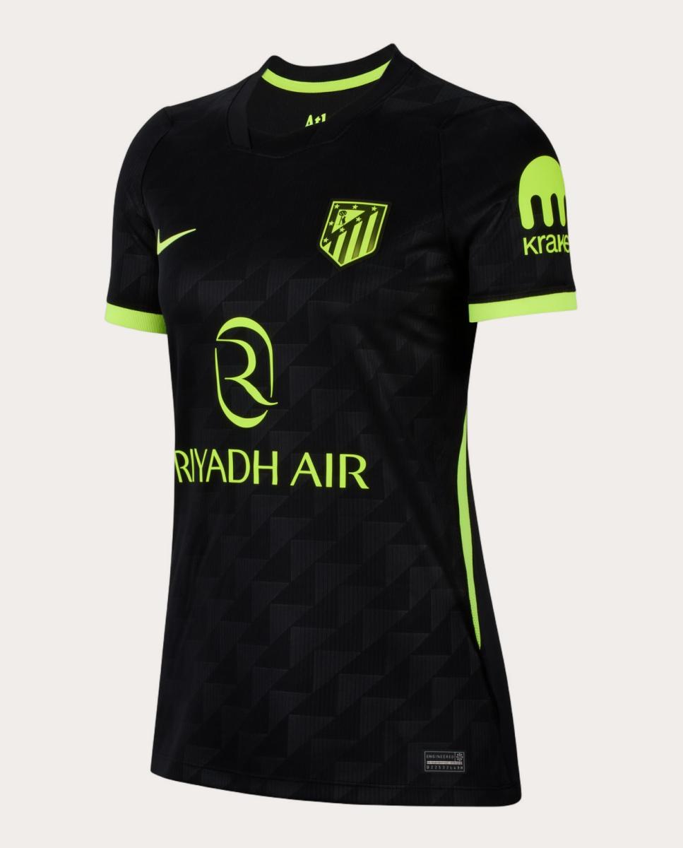 T-shirt de Mulher 2.º Equipamento Atlético de Madrid 2026-2027 Preto-6