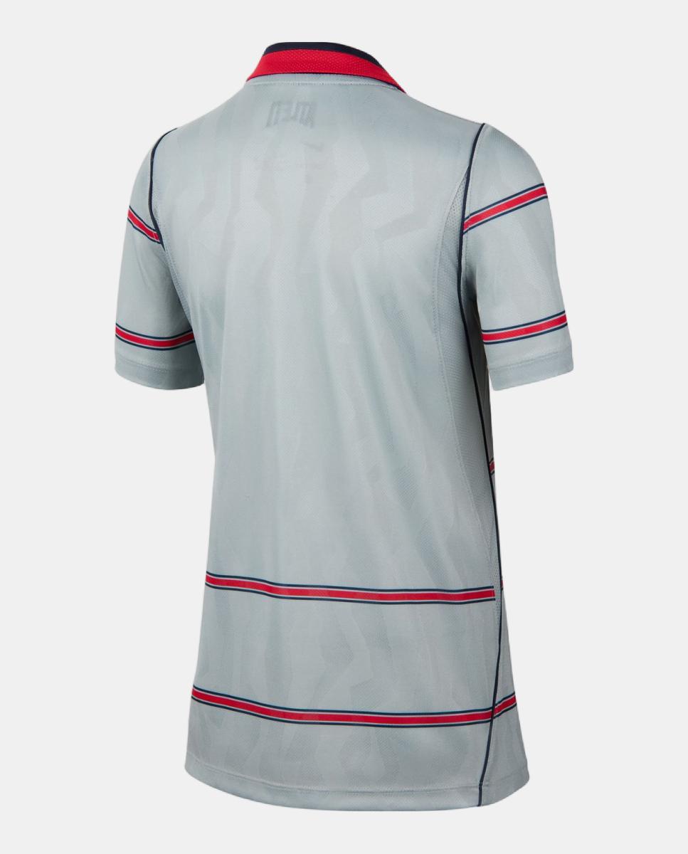 T-shirt de Criança 3.º Equipamento Atlético de Madrid 2026-2027 Stadium Cinzento-4