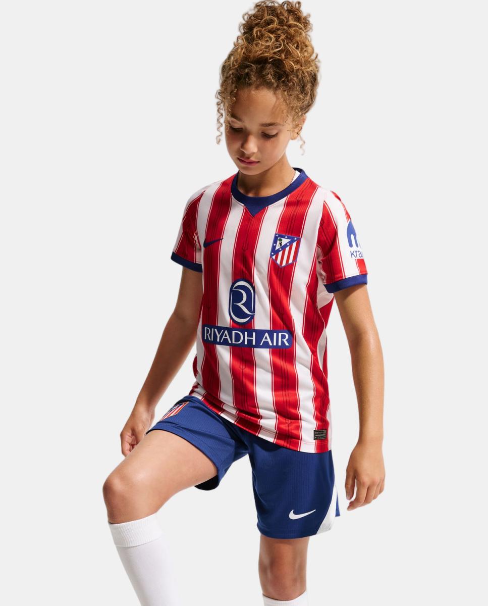 T-shirt de Criança 1.º Equipamento Atlético de Madrid 2026-2027 Vermelho / Branco-2