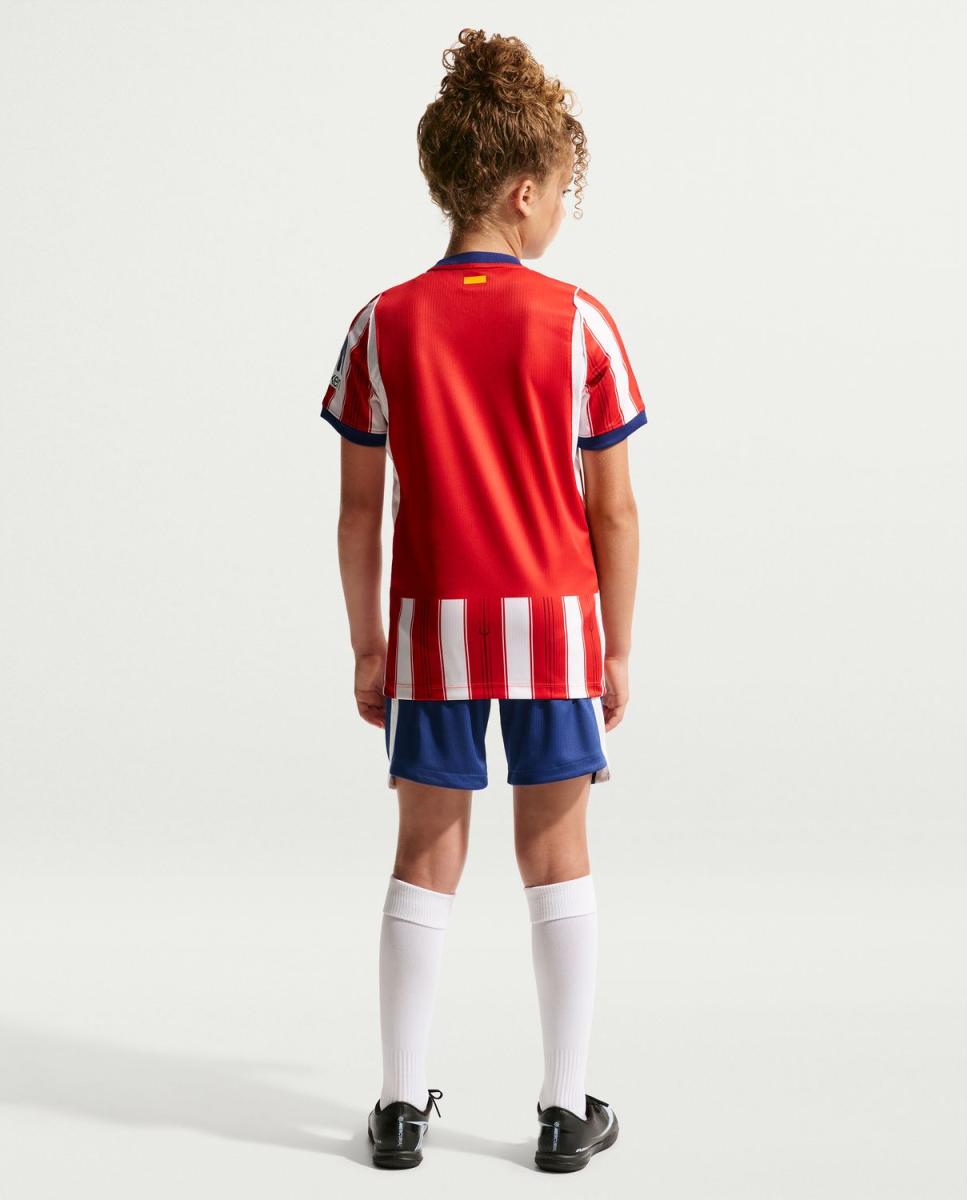 T-shirt de Criança 1.º Equipamento Atlético de Madrid 2026-2027 Vermelho / Branco-3