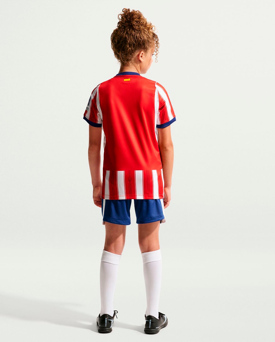 T-shirt de Criança 1.º Equipamento Atlético de Madrid 2026-2027 Vermelho / Branco-4