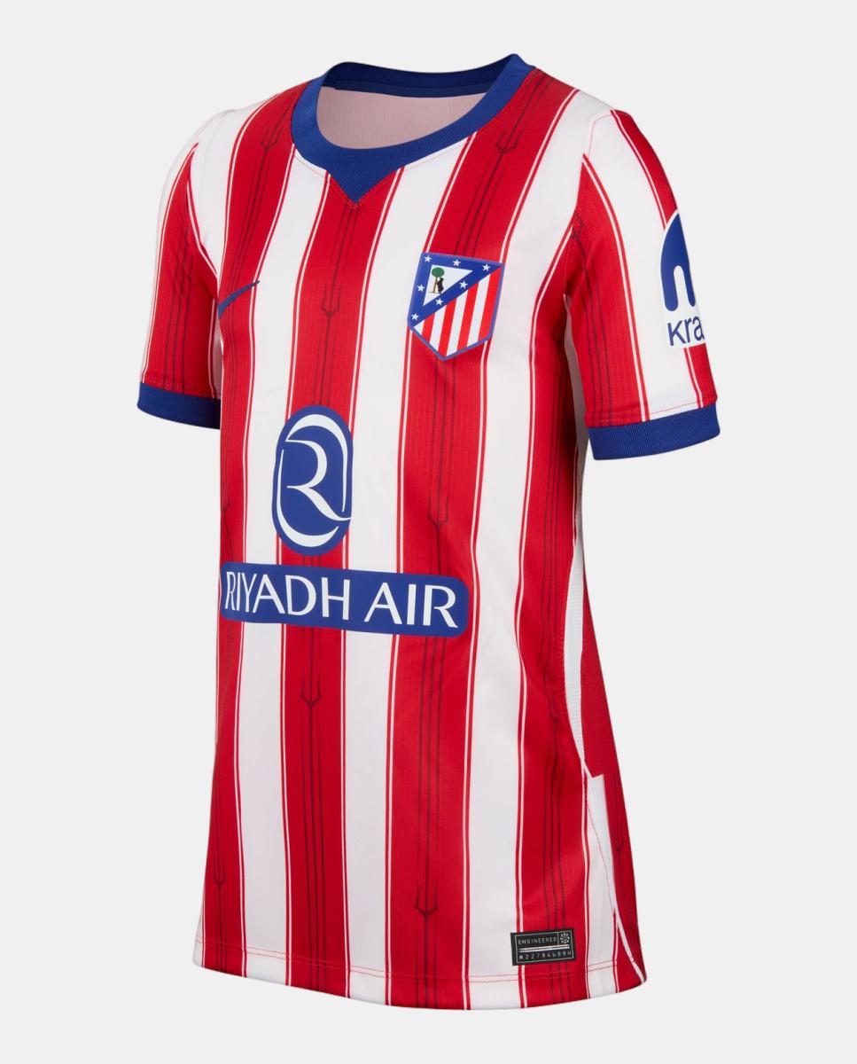 T-shirt de Criança 1.º Equipamento Atlético de Madrid 2026-2027 Vermelho / Branco-7