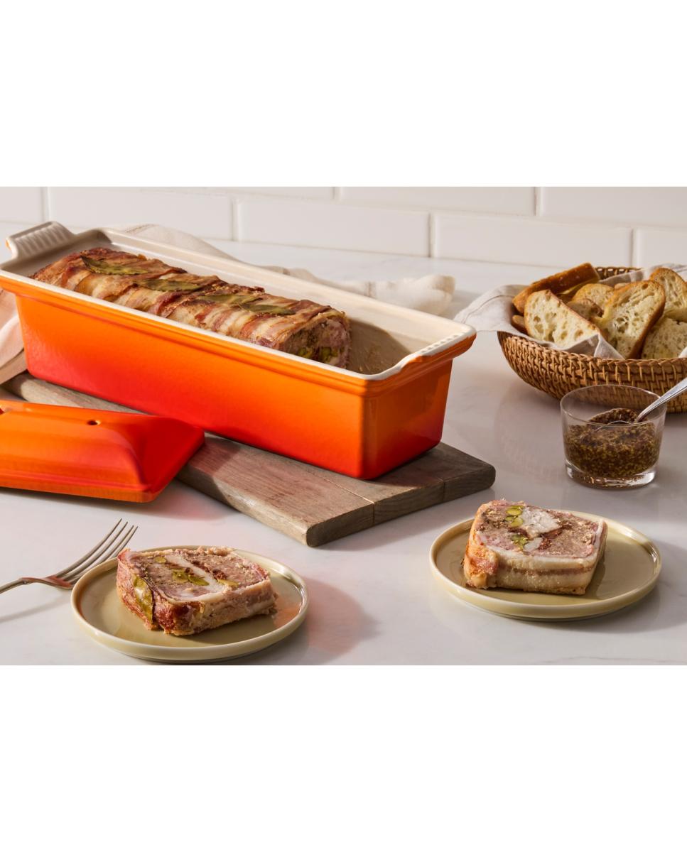 Terrina rectangular de cerámica de gres Le Creuset - Volcánico 32 cm Volcánico-6