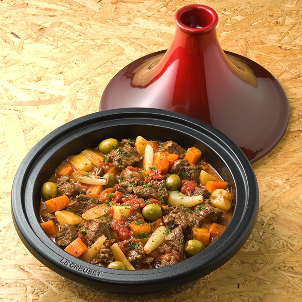 Imagen 3 de Tajine de Hierro Fundido Le Creuset - Cereza 31 cm Cereza