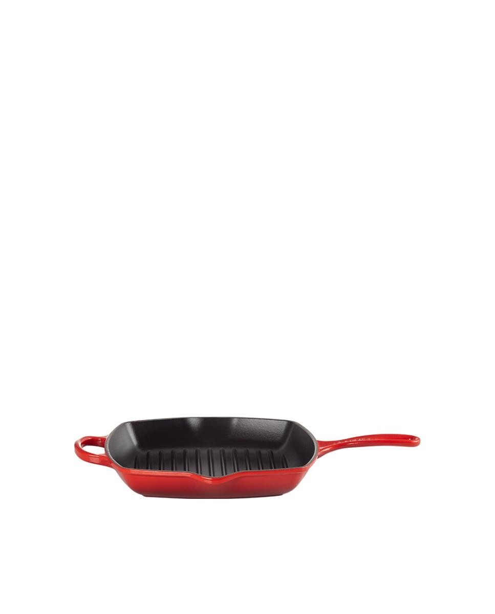 Imagen 2 de Sartén Skillet cuadrada de hierro fundido Le Creuset - Cereza Sartén de 26 cm Cereza