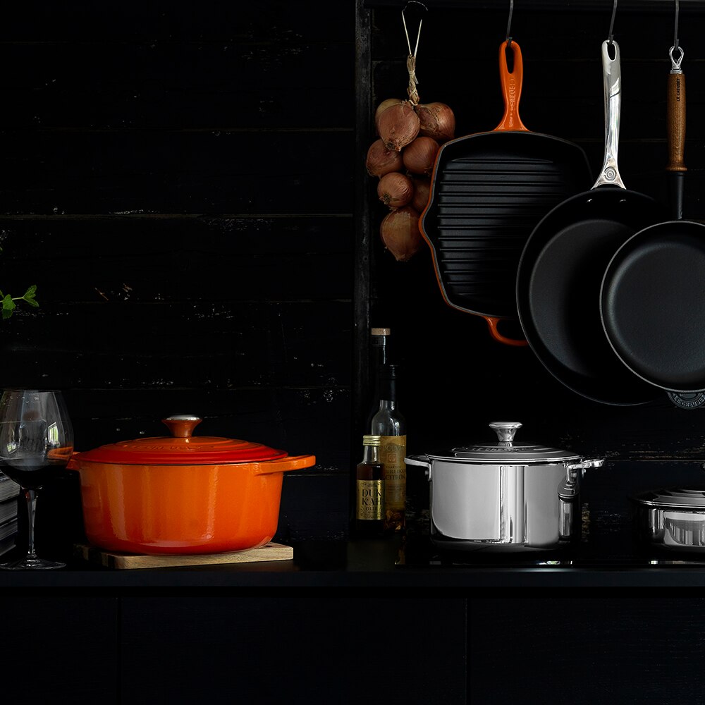 Imagen 3 de Sartén Skillet cuadrada de hierro fundido Le Creuset - Volcánico Sartén de 26 cm Volcánico