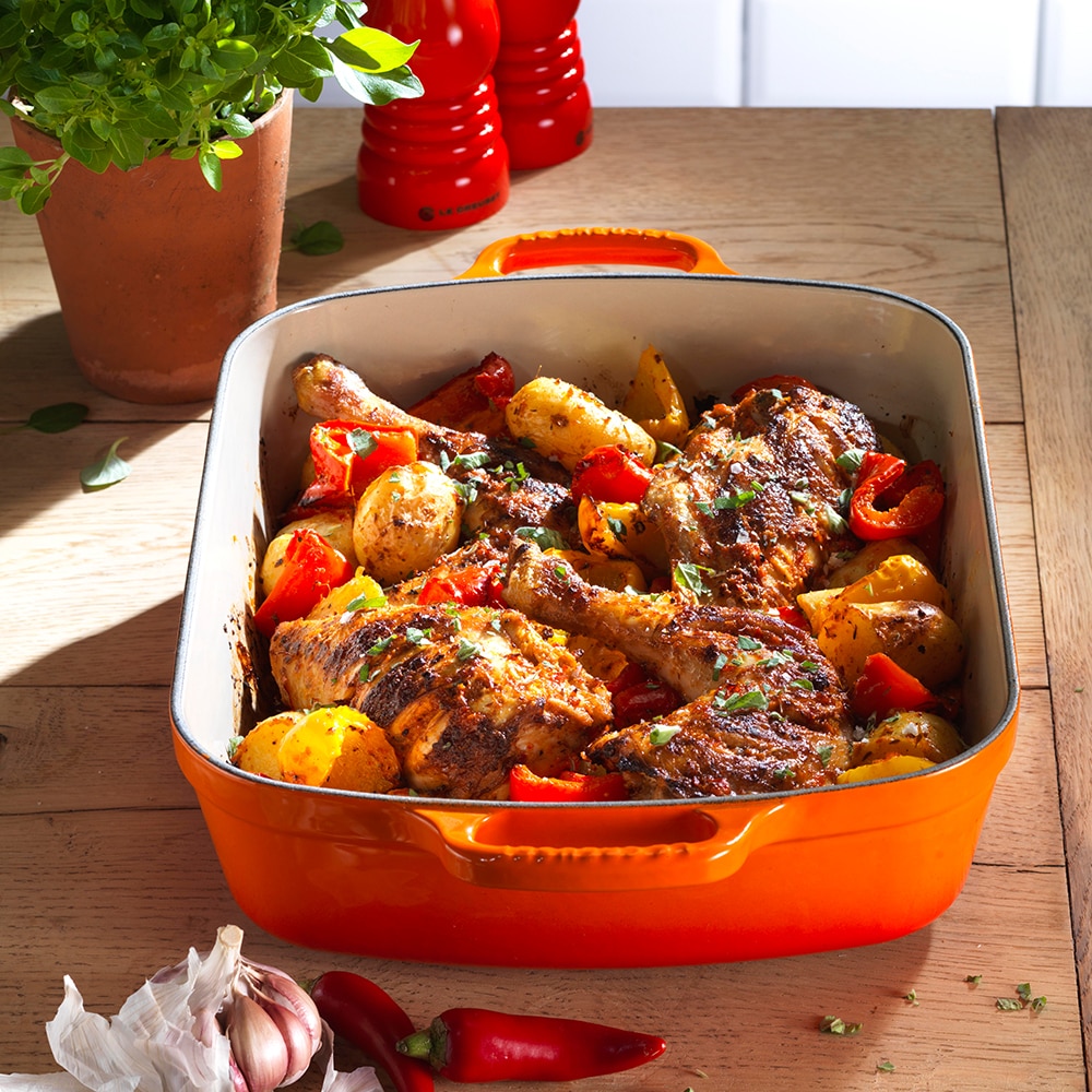 Bandeja rectangular Le Creuset - Rojo 33 cm Rojo-3