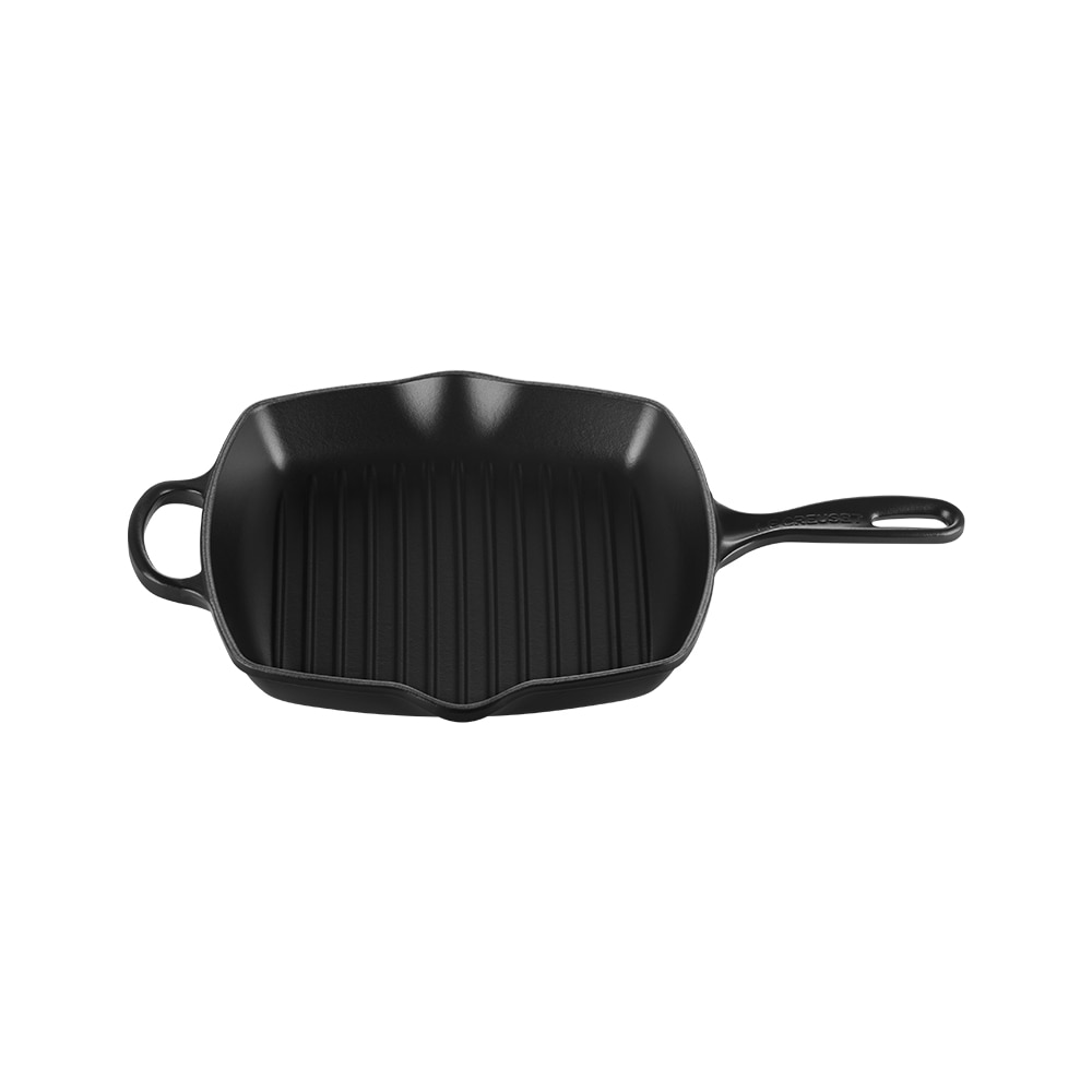 Imagen 1 de Sartén Skillet cuadrada de hierro fundido Le Creuset - Negro mate Sartén de 26 cm Negro mate