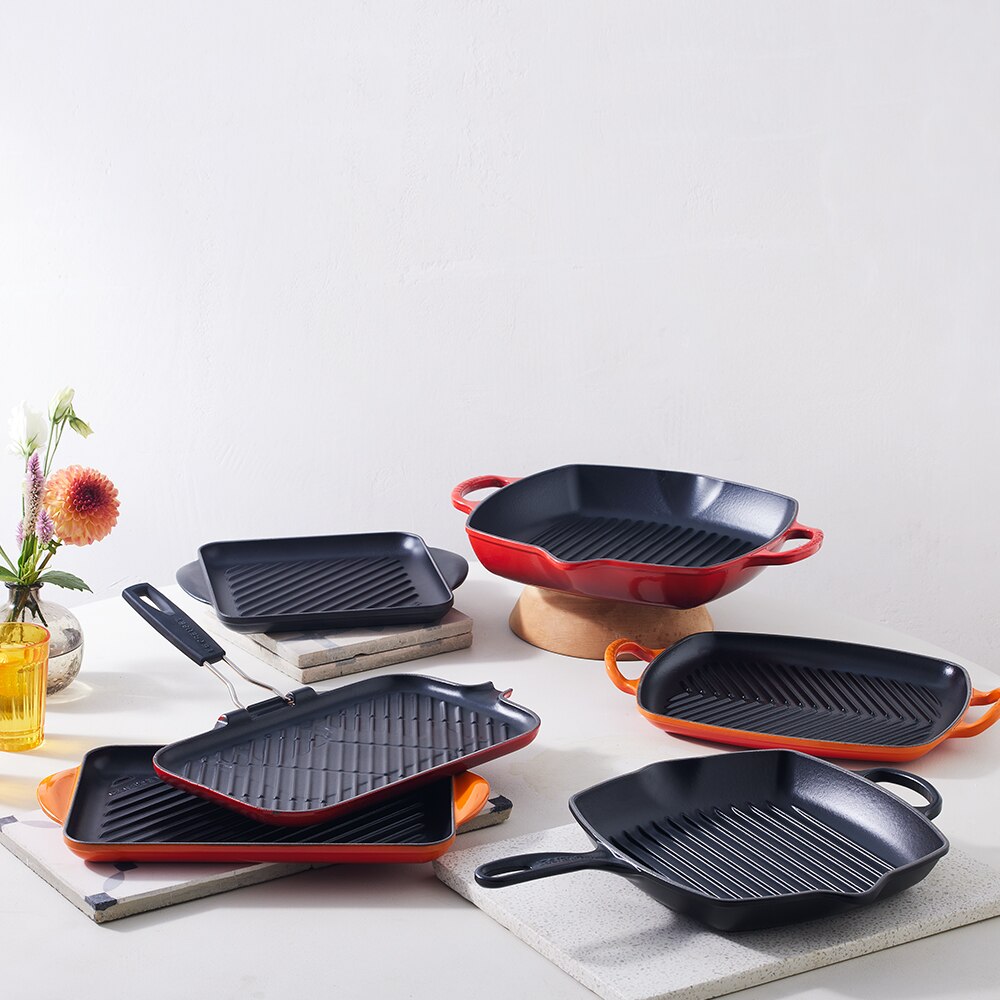 Imagen 3 de Sartén Skillet cuadrada de hierro fundido Le Creuset - Negro mate Sartén de 26 cm Negro mate