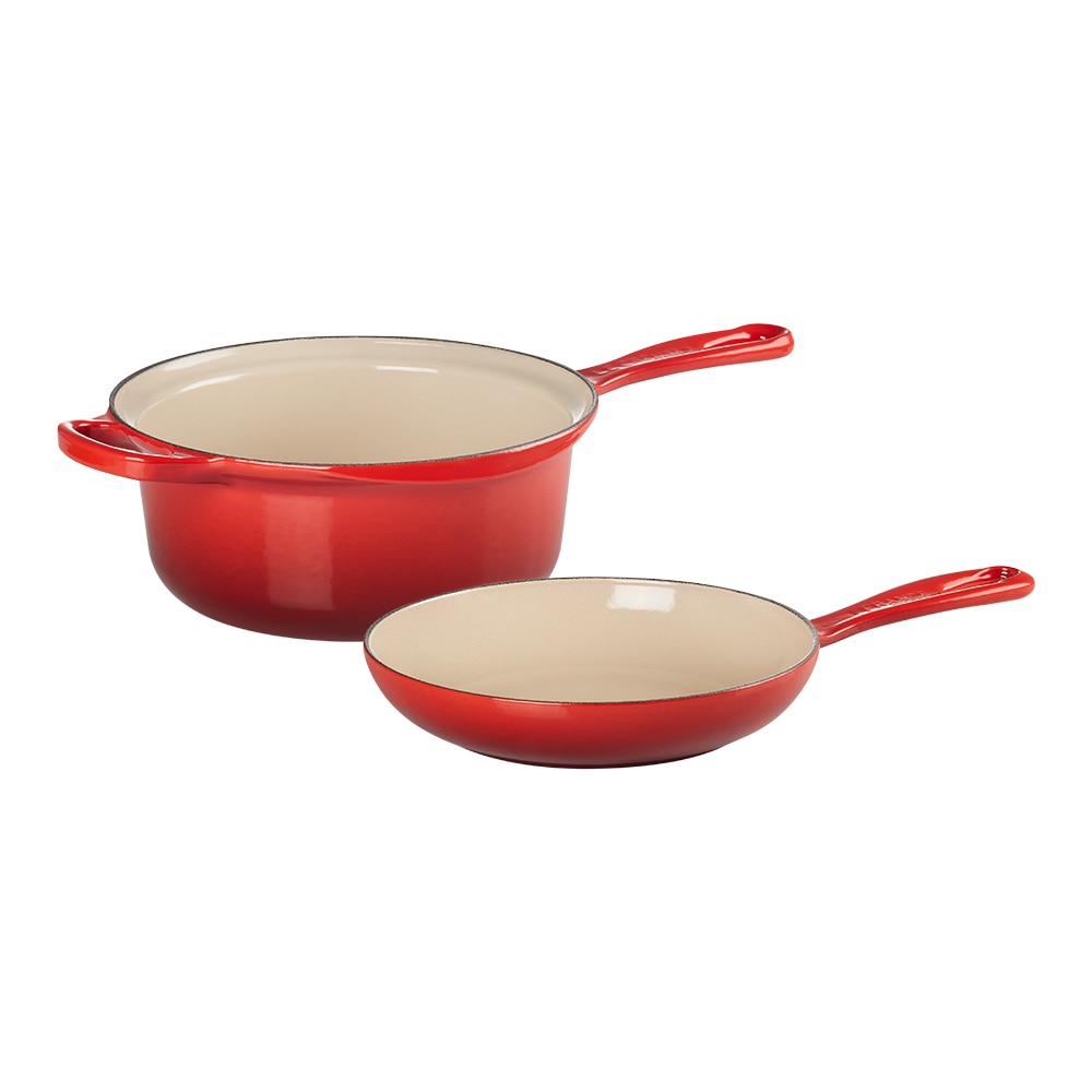 Cacerola multifunción de hierro fundido Le Creuset - Cereza Cacerola de 22 cm Cereza-2