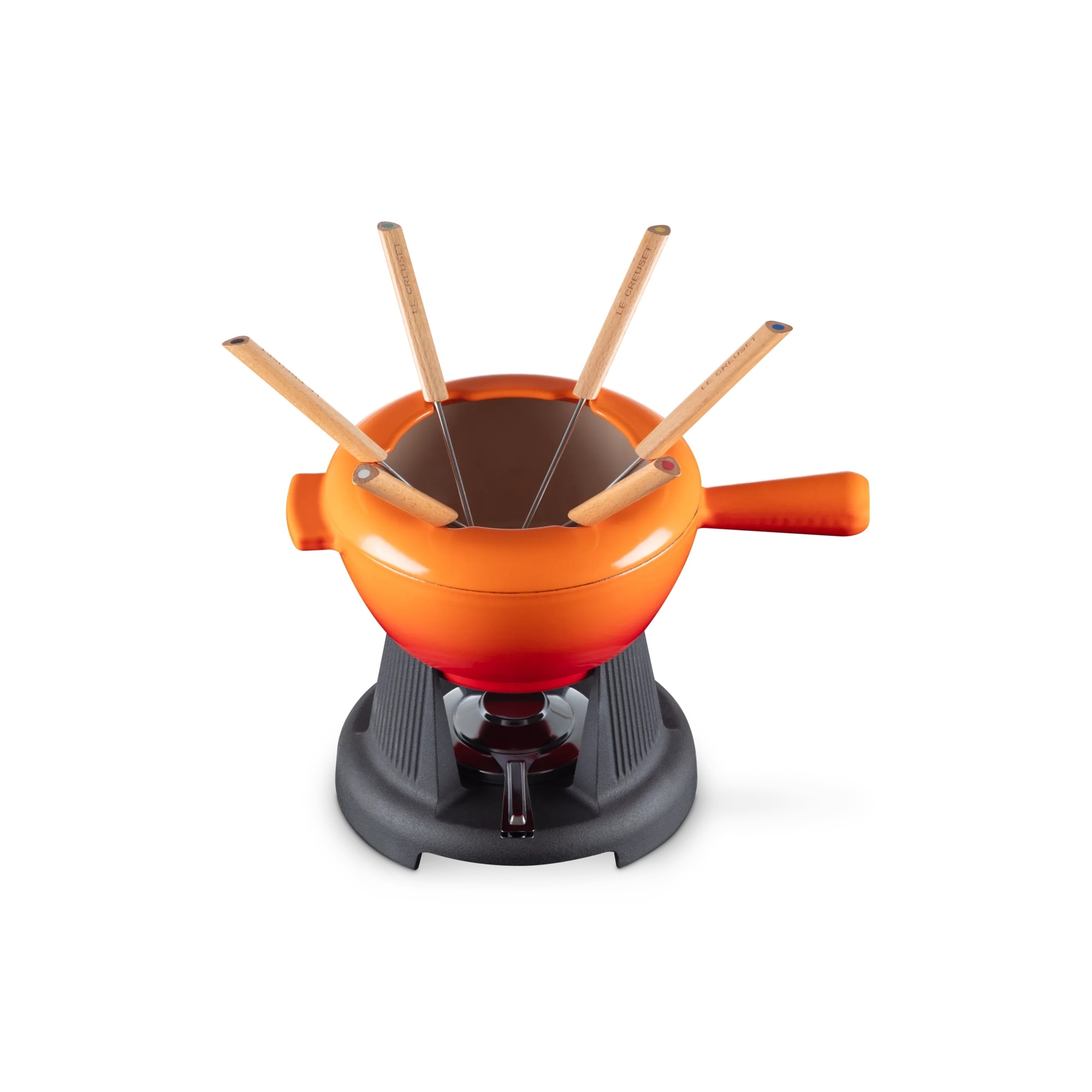 Le Creuset - Juego de Fondue Hierro Fundido Le Creuset.