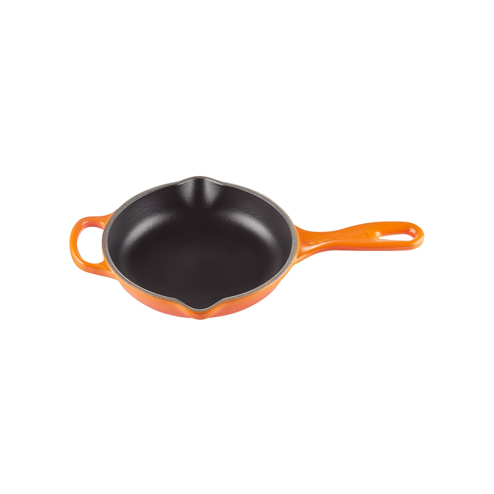 Imagen 1 de Sartén Skillet redonda de hierro fundido Le Creuset - Volcánico Sartén de 23 cm Volcánico