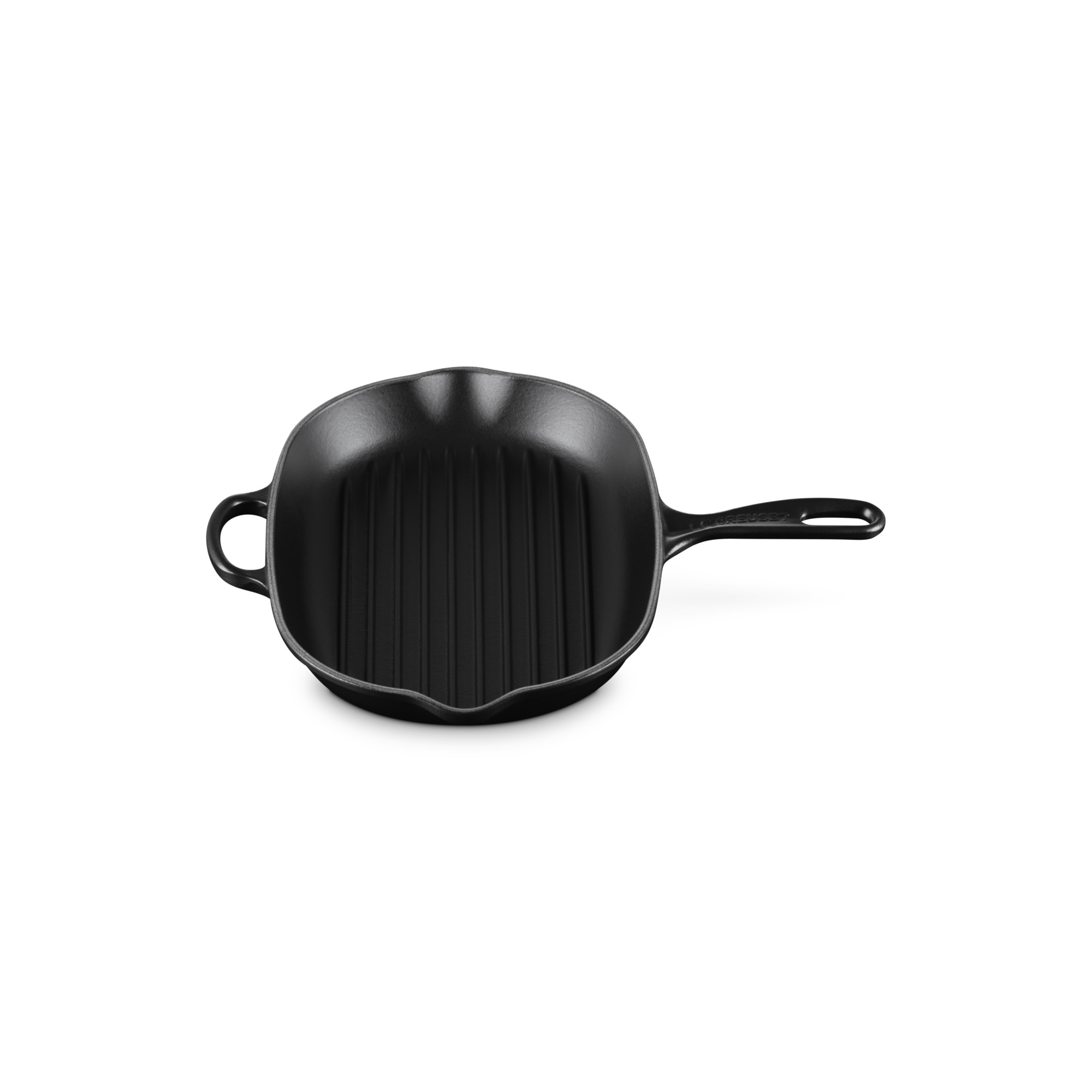 Imagen 2 de Sartén Skillet ovalada grill de hierro fundido Le Creuset - Negro mate Sartén de 32 cm Negro mate