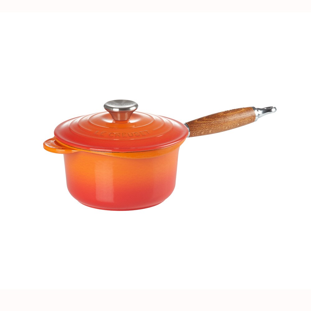 Cazo de Hierro Fundido con mango de madera Le Creuset - Volcánico Volcánico-1