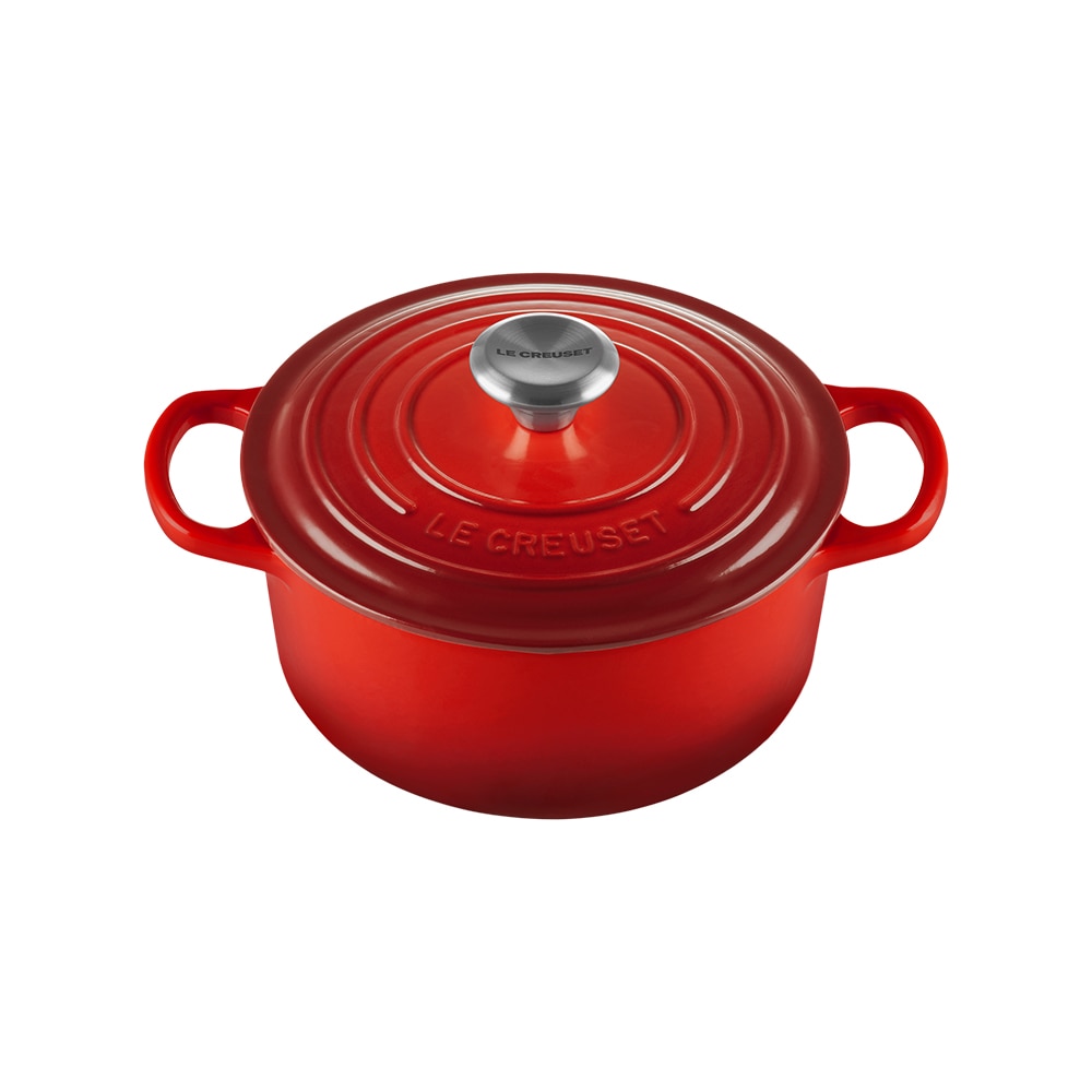 Le Creuset - Cocotte redonda de hierro fundido Le Creuset.
