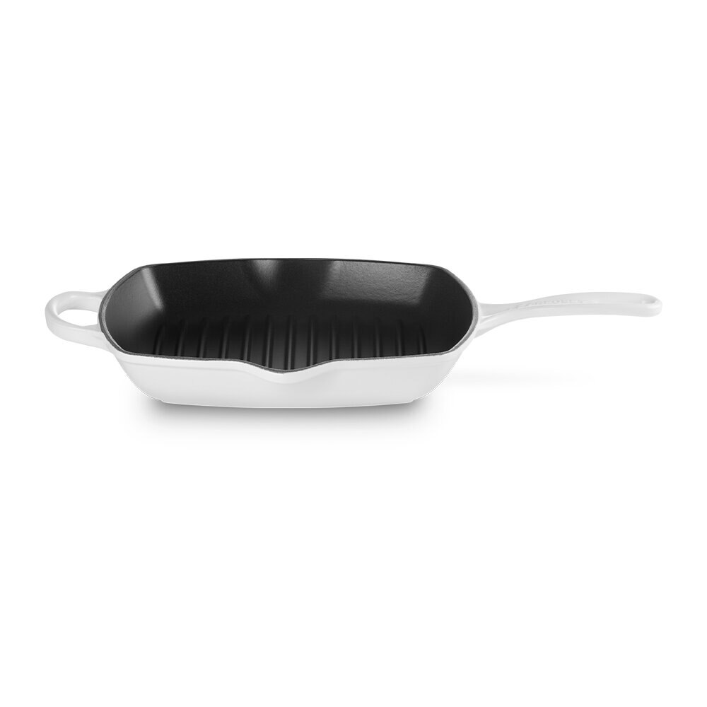 Imagen 1 de Sartén Skillet cuadrada de hierro fundido Le Creuset - Blanco Sartén de 26 cm Blanco