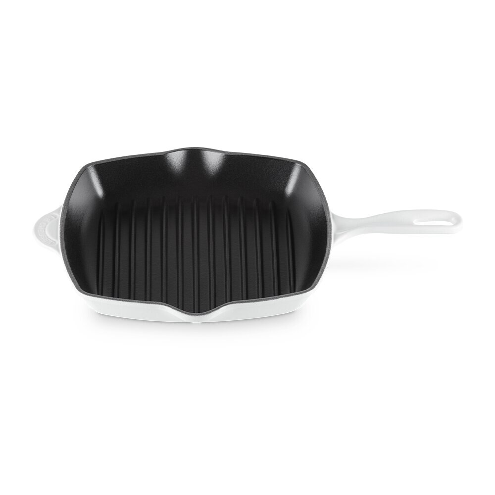 Imagen 3 de Sartén Skillet cuadrada de hierro fundido Le Creuset - Blanco Sartén de 26 cm Blanco