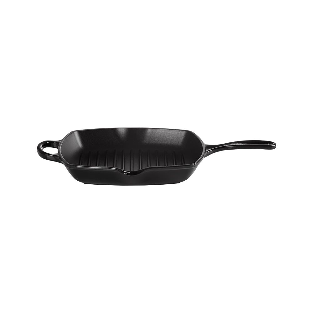 Imagen 2 de Sartén Skillet cuadrada de hierro fundido Le Creuset - Negro Ónix Sartén de 26 cm Negro Ónix