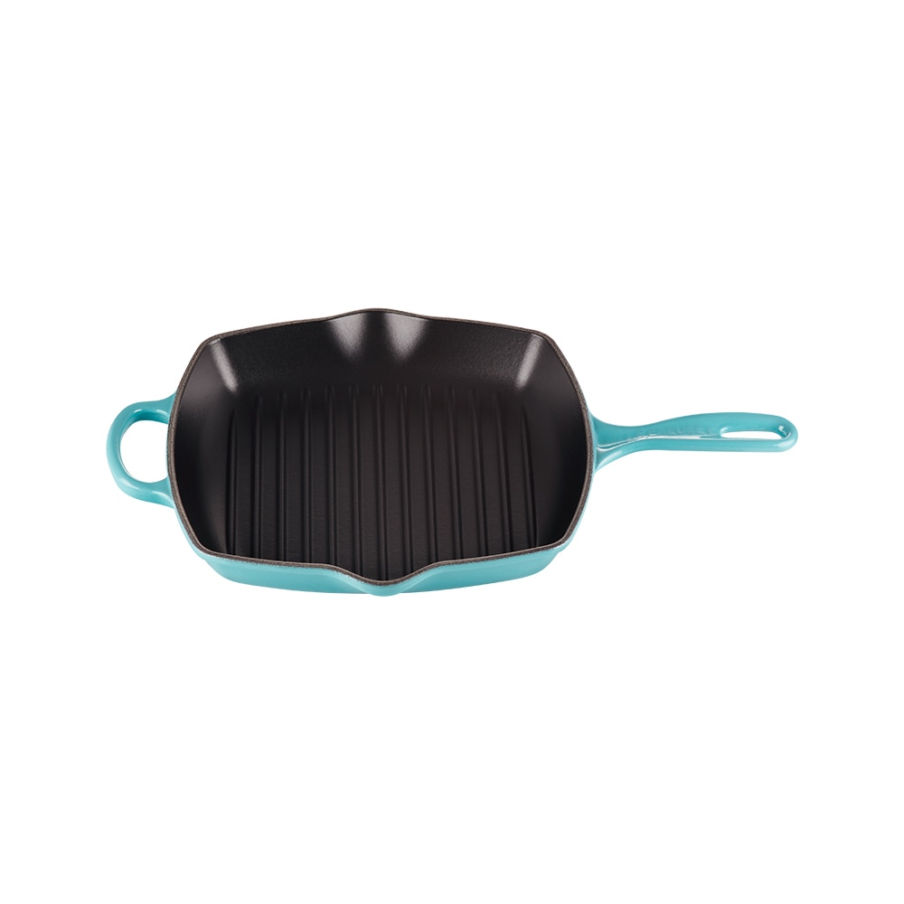 Imagen 1 de Sartén Skillet cuadrada de hierro fundido Le Creuset - Caribe Sartén de 26 cm Caribe