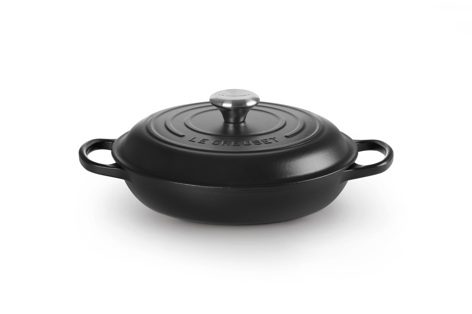 Cacerola baja de hierro fundido Le Creuset - Negro mate Cacerola de 26 cm Negro mate-2