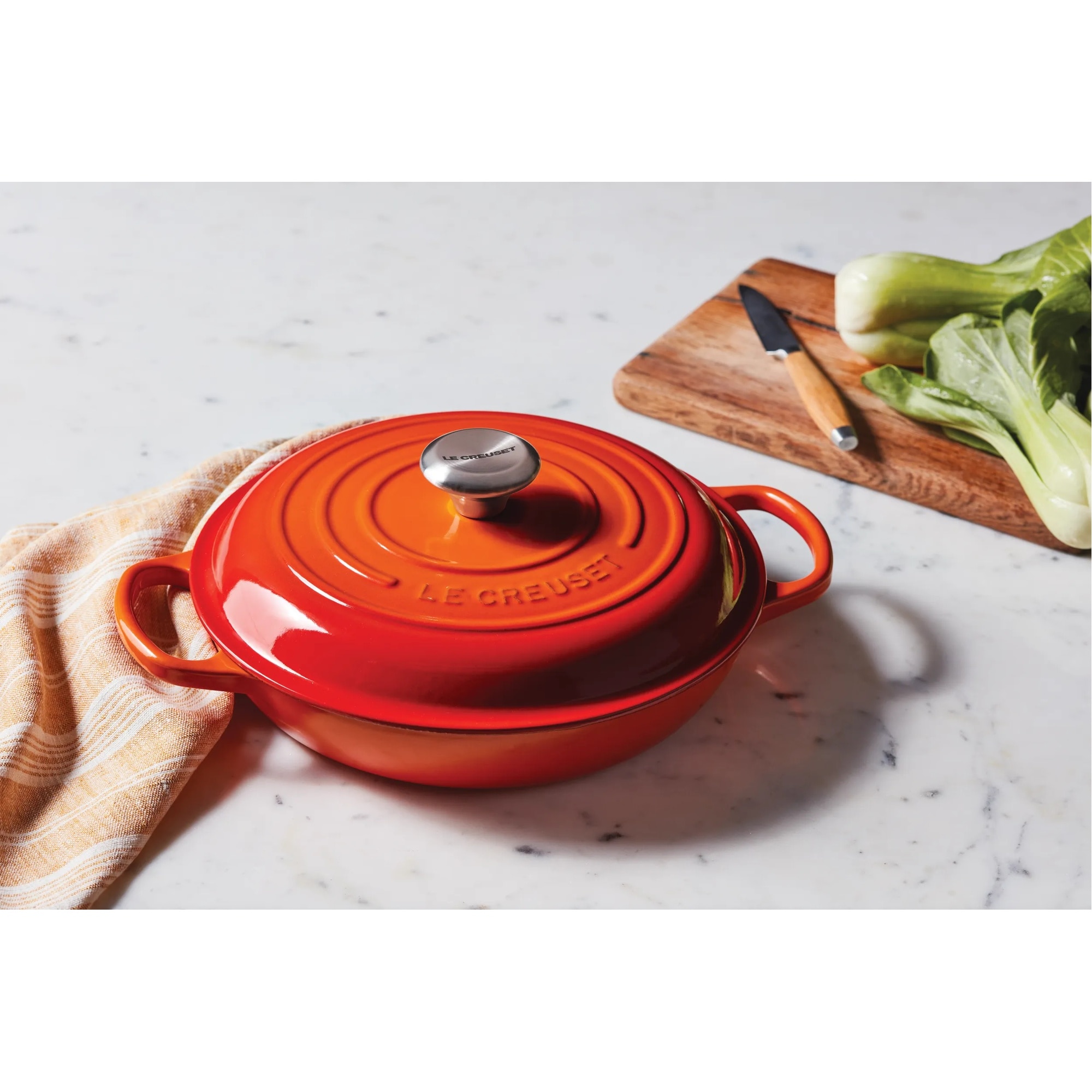 Cacerola baja de hierro fundido Le Creuset - Volcánico Cacerola de 26 cm Volcánico-5