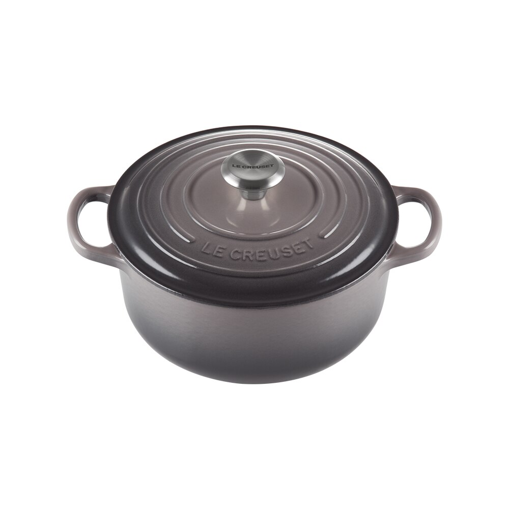 Cocotte redonda de hierro fundido Le Creuset - Gris 20 cm Gris-1