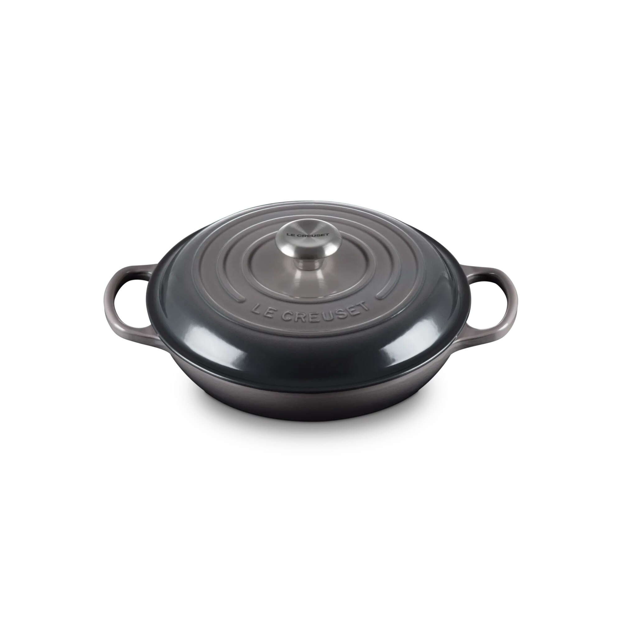 Cacerola baja de hierro fundido Le Creuset - Gris Cacerola de 26 cm Gris-2