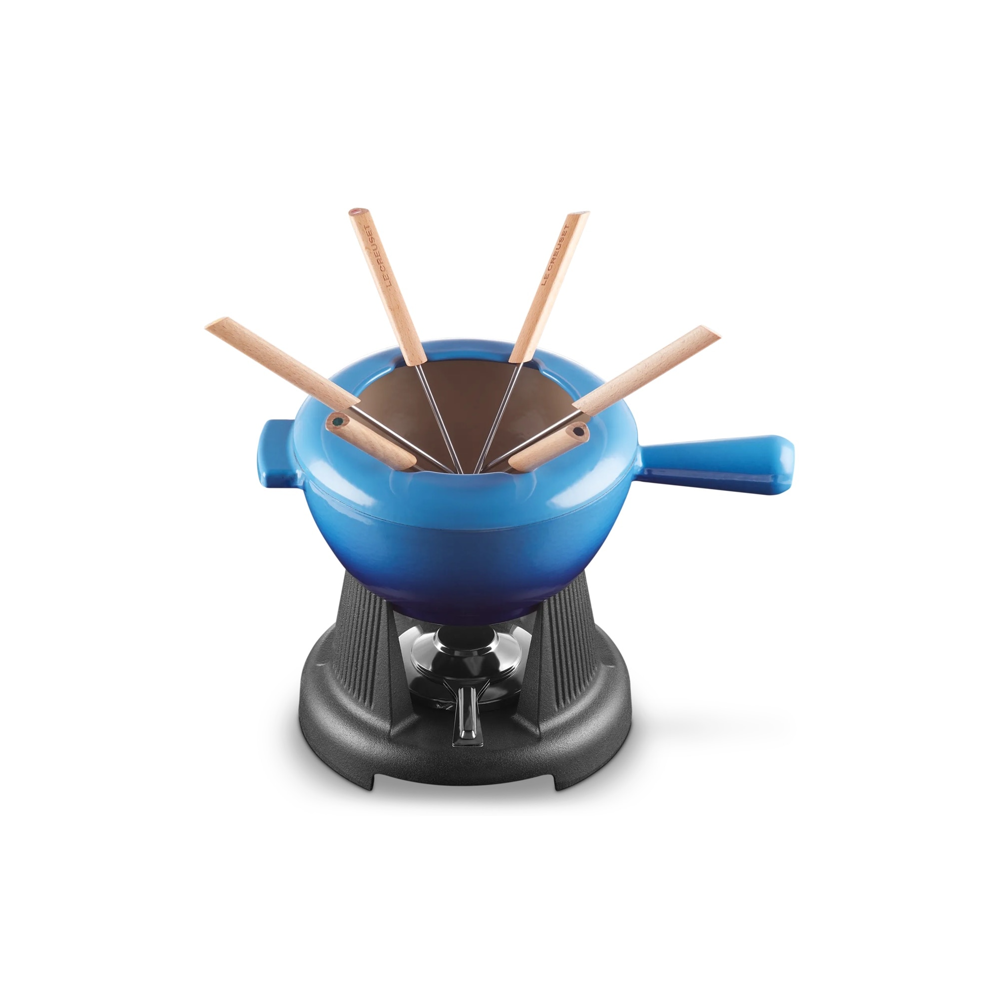 Le Creuset - Juego de Fondue Hierro Fundido Le Creuset.