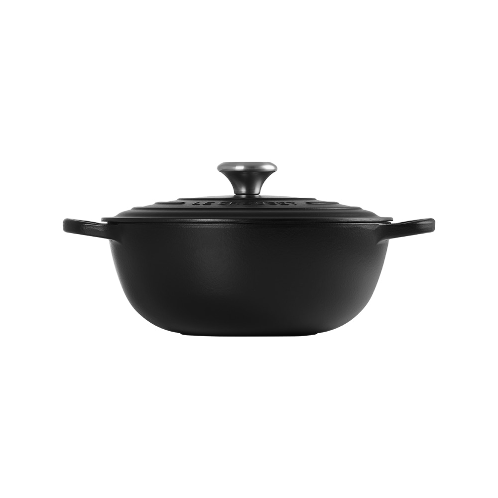 Marmita de hierro fundido Le Creuset - Negro mate Cacerola de 24 cm Negro mate-2
