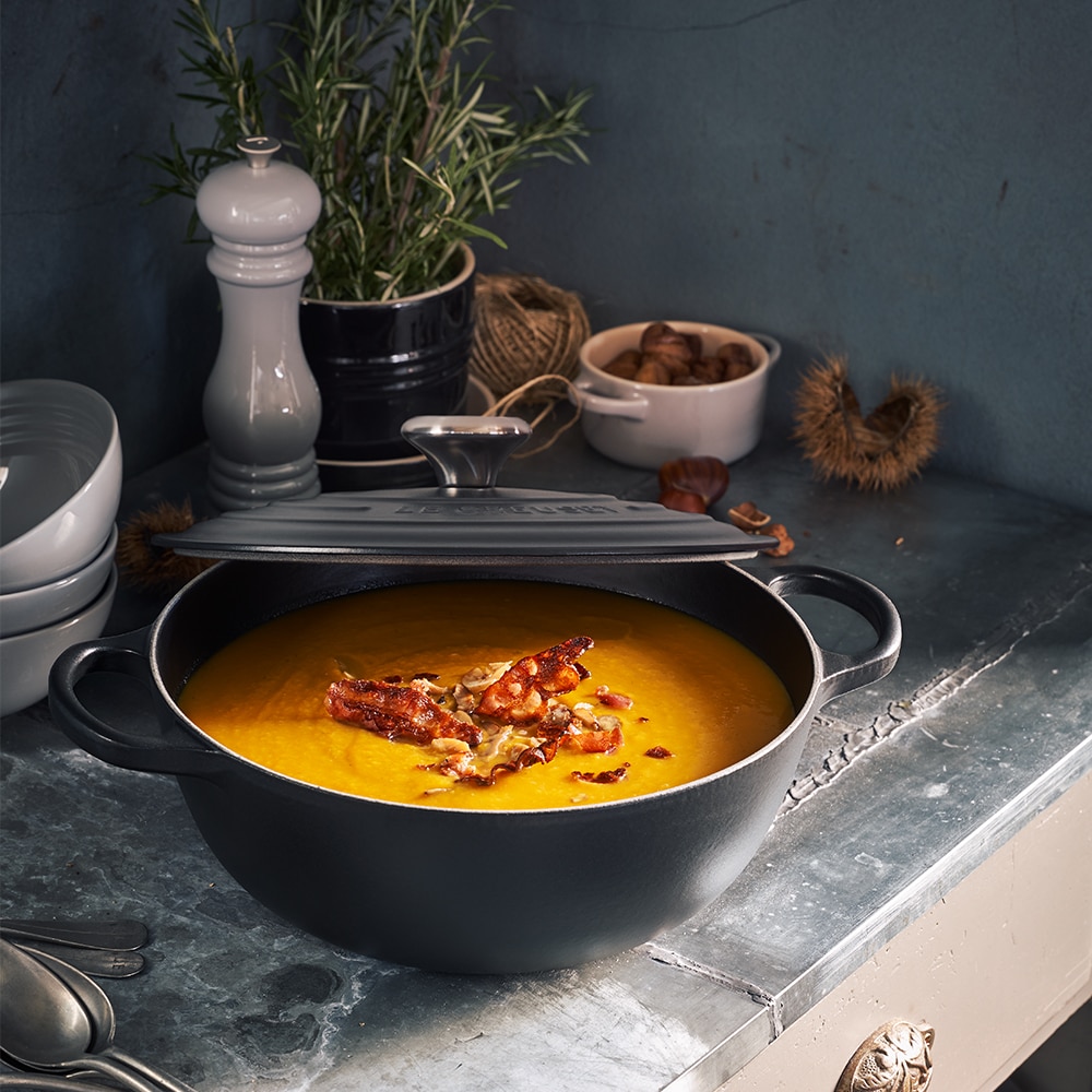 Marmita de hierro fundido Le Creuset - Negro mate Cacerola de 24 cm Negro mate-3