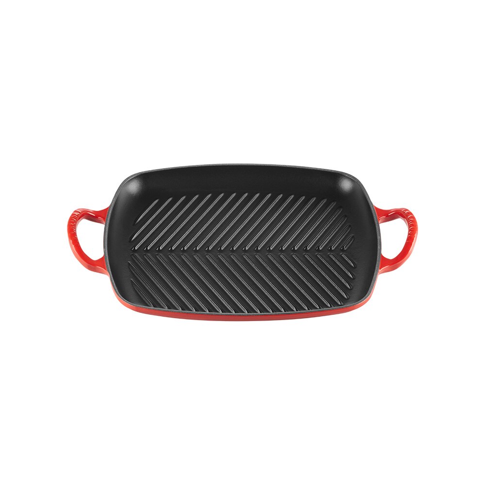 Parrilla rectangular grill de hierro fundido Le Creuset - Cereza Cereza-2
