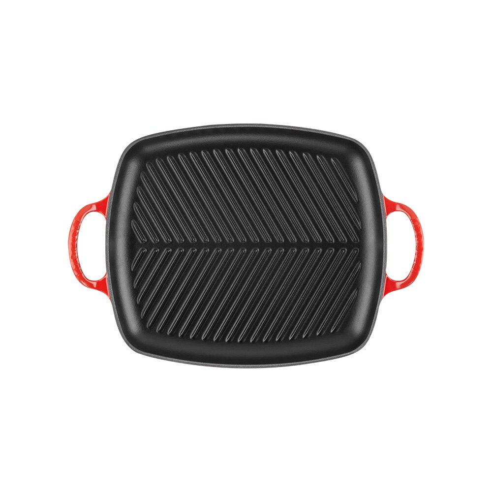 Parrilla rectangular grill de hierro fundido Le Creuset - Cereza Cereza-3
