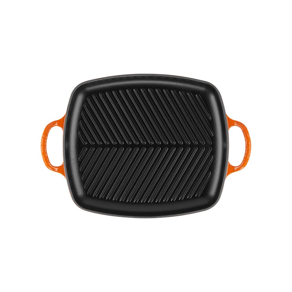 Parrilla rectangular grill de hierro fundido Le Creuset - Volcánico Volcánico-3
