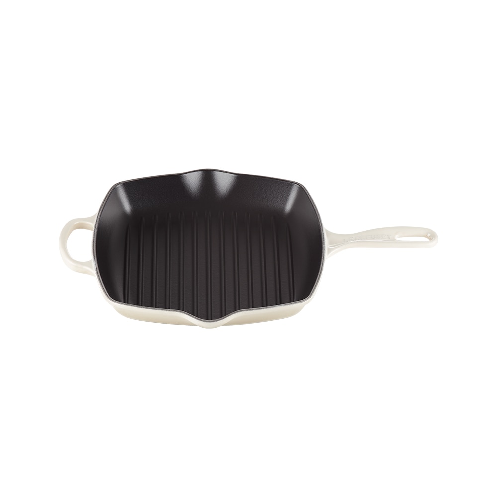 Imagen 1 de Sartén Skillet cuadrada de hierro fundido Le Creuset - Merengue Sartén de 26 cm Merengue