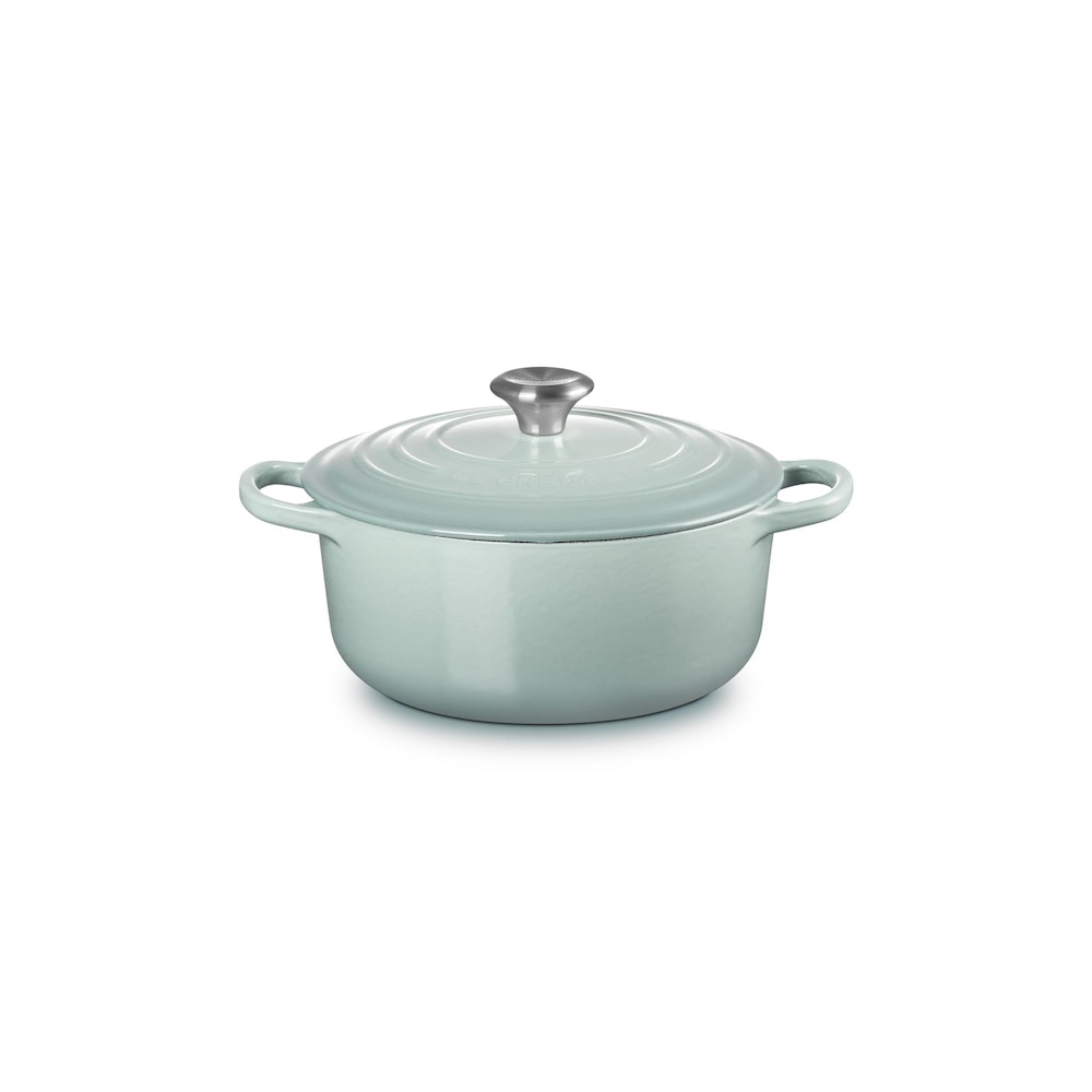 Cocotte redonda de hierro fundido Le Creuset - Verde claro 20 cm Verde claro-1