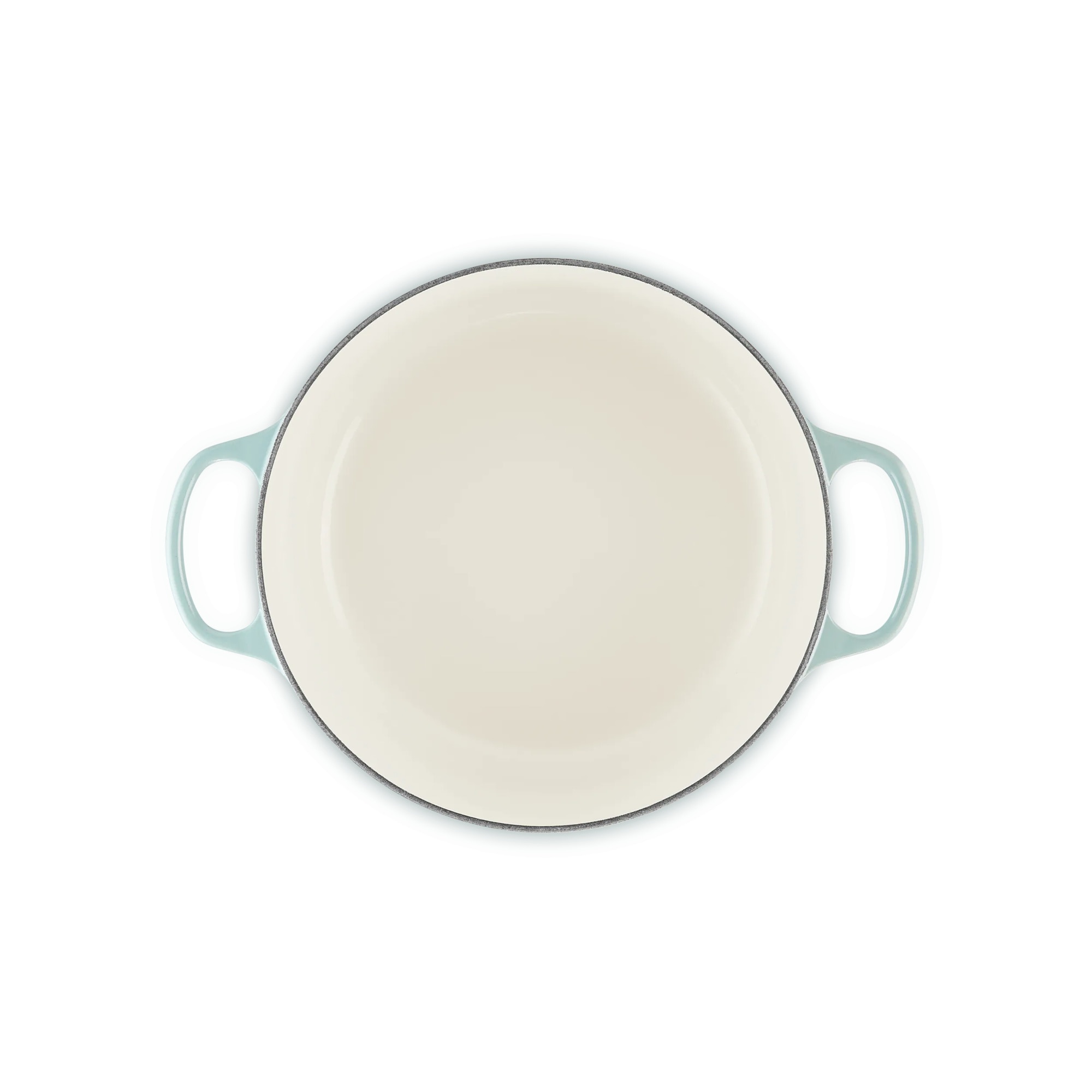Cocotte redonda de hierro fundido Le Creuset - Verde claro 20 cm Verde claro-4