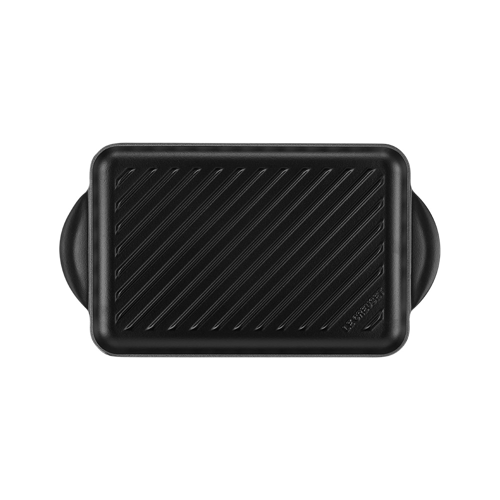 Parrilla rectangular de hierro fundido Le Creuset - Negro mate Grill de 32 cm Negro mate-3